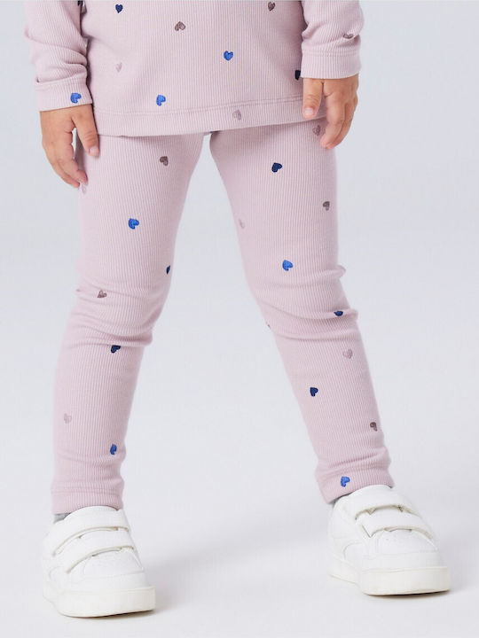 Kinder Leggings Lang Flieder