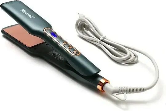 Kemei KM-8879 Πρέσα Μαλλιών με Κεραμικές Πλάκες 55W