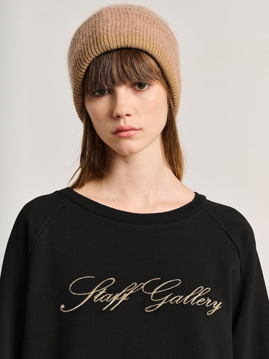 Whitby Winter Women's Cotton Blouse Black