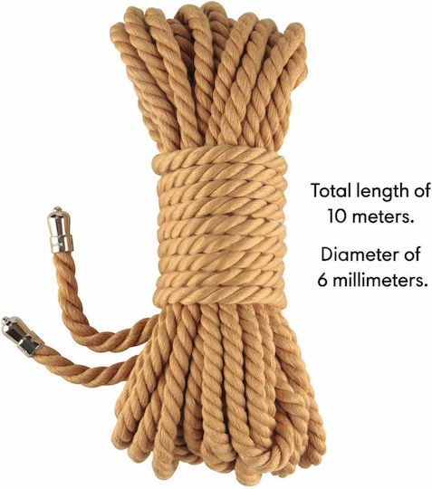 Bondage Fessel-Seil in Beige Farbe