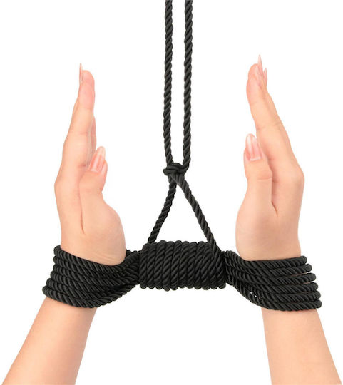 Bondage Fessel-Seil in Schwarz Farbe