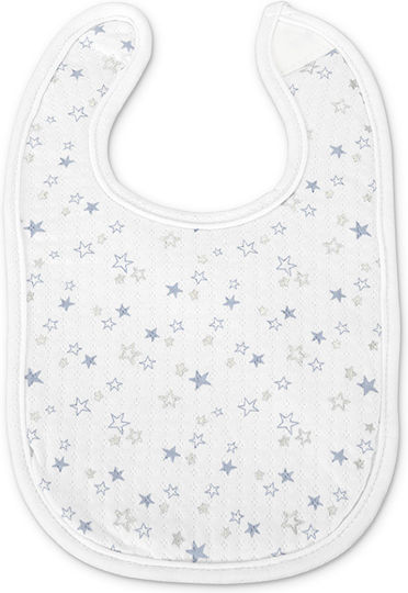 Lorelli Bib Fabric with Hoop & Loop Fastener Boy Blue for 0 m+ 3pcs