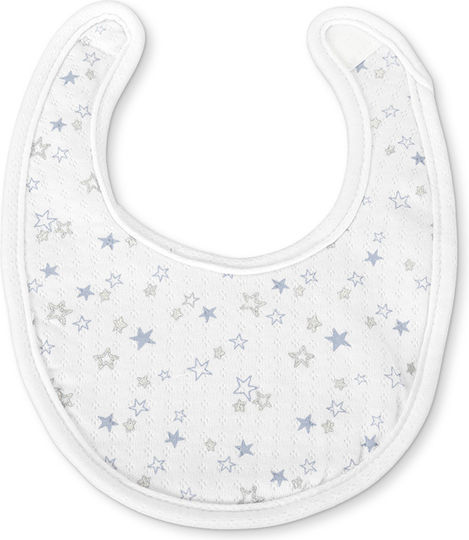 Lorelli Bib Fabric with Hoop & Loop Fastener Boy Blue for 0 m+ 2pcs