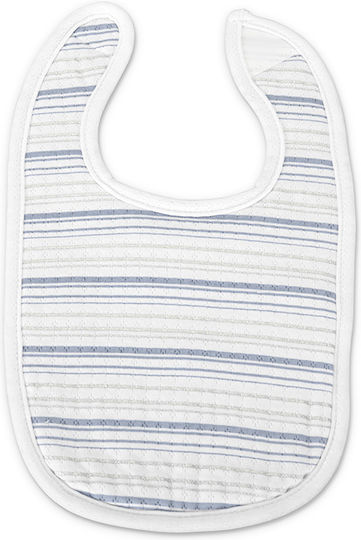 Lorelli Bib Fabric with Hoop & Loop Fastener Boy Blue for 0 m+ 3pcs