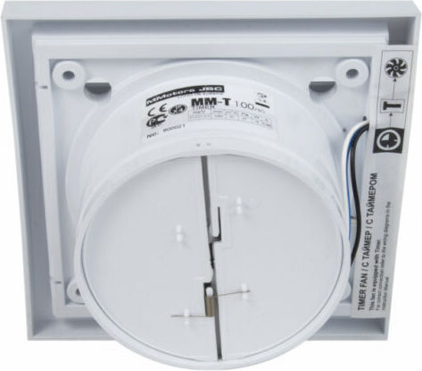 Mmotors Επιτοίχιος Εξαεριστήρας Μπάνιου Λευκός