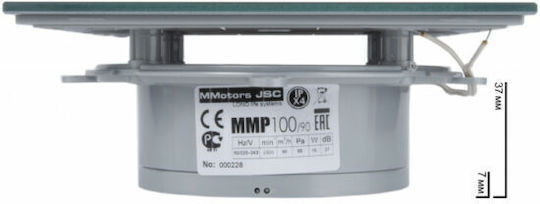 Mmotors De perete Ventilator de Baie Gri