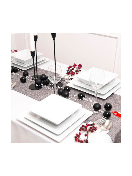 Christmas Ball Set 20 Pieces 5 Designs 6cm Black