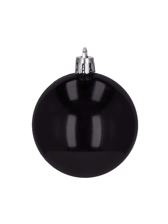 Christmas Ball Set 20 Pieces 5 Designs 6cm Black