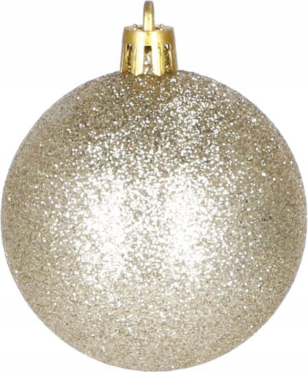 Christmas Ornament Set 100 Pieces 3-6cm Gold