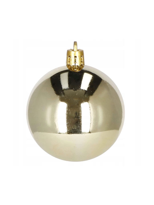 Christmas Tree Ornaments Set 100 Pieces 3-6cm Gold