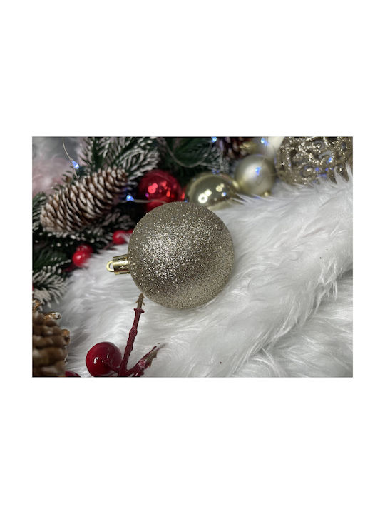 Christmas Tree Ornaments Set 100 Pieces 3-6cm Gold