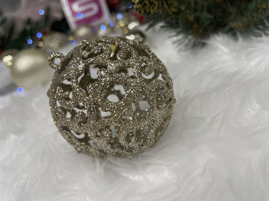 Christmas Ornament Set 100 Pieces 3-6cm Gold