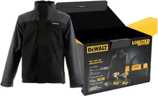Dewalt Set Impact Screwdriver & Drill Driver Brushless 18V with 2 Batteries 5Ah and Case