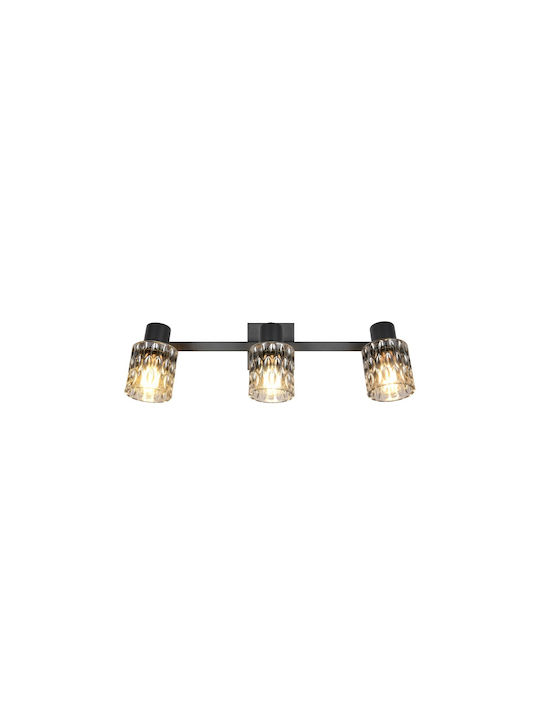 Trio Lighting Spot in Schwarz Farbe