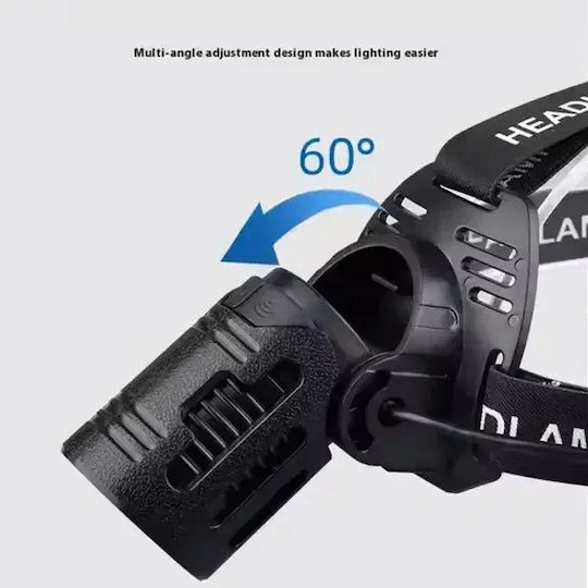 Rechargeable Headlamp LED with Maximum Brightness 1000lm Multicolour