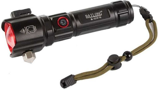 Bailong LED IPX5 с Максимална Яркост 800лм Черен