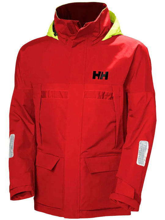 Pier Jacke Wasserdicht Alert Red