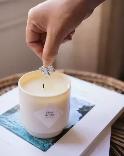 My Jolie Candle Noel Sapin Givre Gold Bracelet Χριστουγιεννιάτικο Κερί Κόσμημα Βραχιόλι Έκπληξη