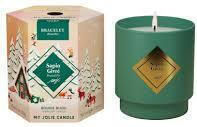 My Jolie Candle Noel Sapin Givre Gold Bracelet Χριστουγιεννιάτικο Κερί Κόσμημα Βραχιόλι Έκπληξη