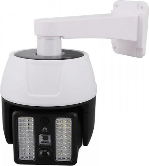 Dummy Bullet Surveillance Camera Solar With LED Lighting White