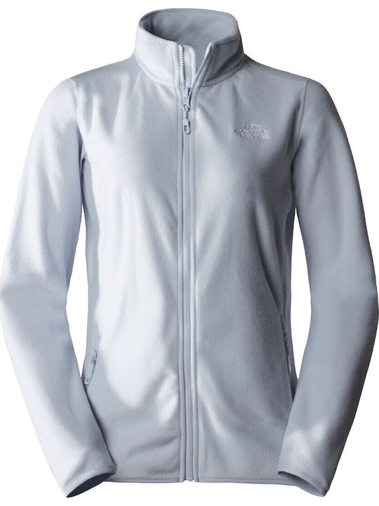 100 Glacier Fleece Γυναικεία Ζακέτα σε Γαλάζιο Χρώμα
