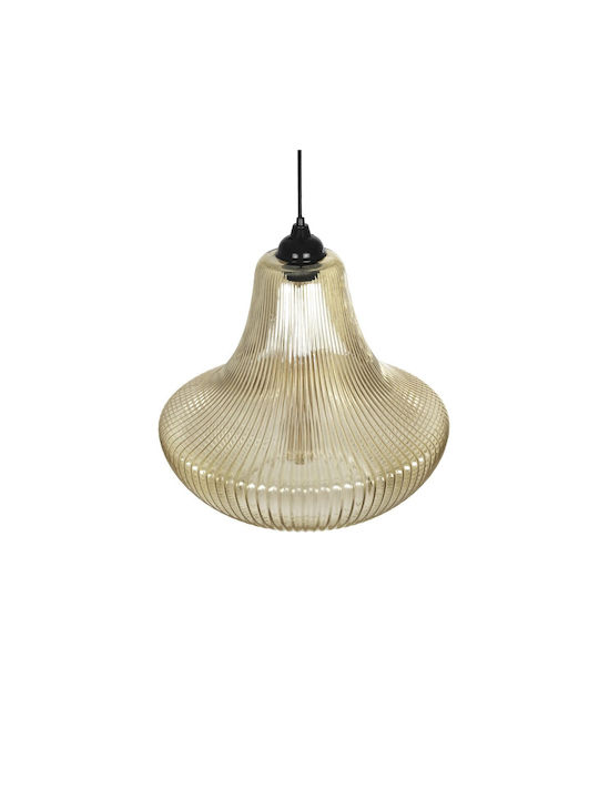GloboStar Verre Pendant Light Multicolour with Crystals for Socket E27 38x38x34cm