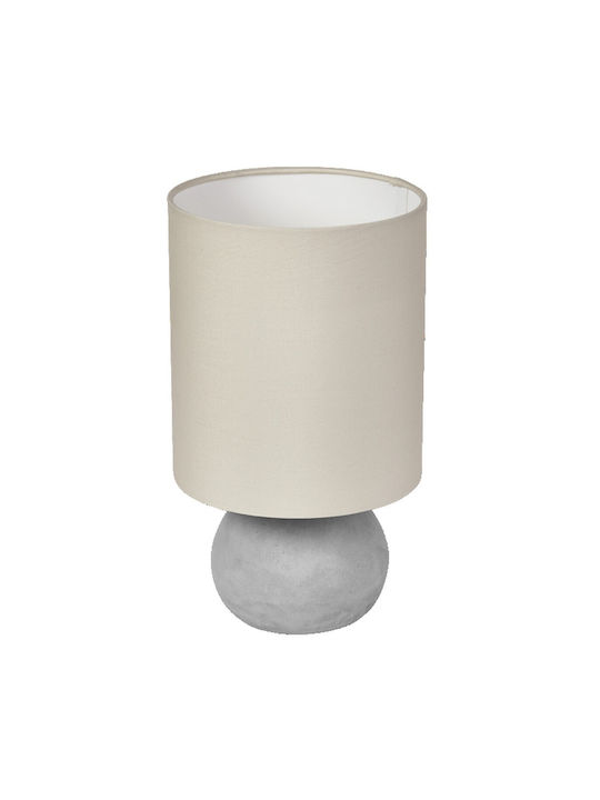 Osram Concrete Table Lamp for Socket E27 with Beige Shade and Base