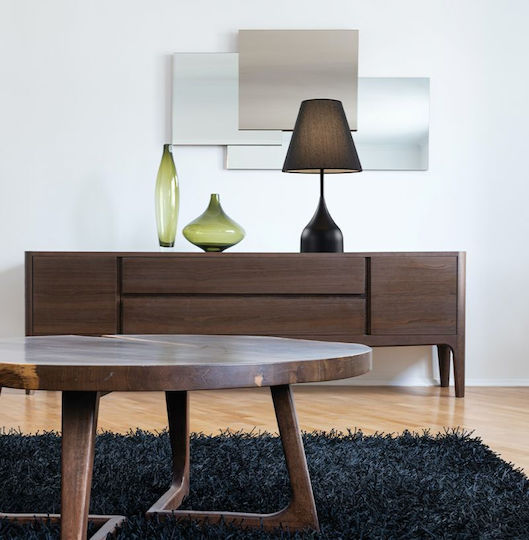 Viokef Matina Metal Table Lamp for Socket E27 with Black Shade and Base