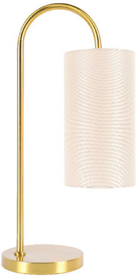 Aca Zoran Metal Table Lamp for Socket E27 with Bronze Shade and Base
