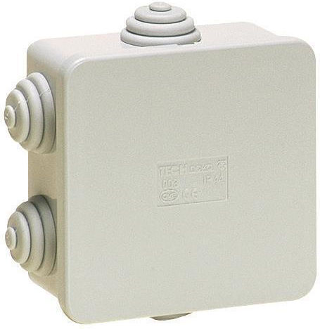 Marlanvil Surface Mounted Electrical Box Branching IP44 in Gray Color