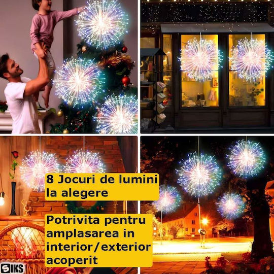 750 Lichter LED 7m. Mehrfarbige Typ Feuerwerk 1Stück