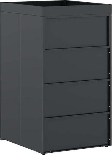 vidaXL Waste bin frame