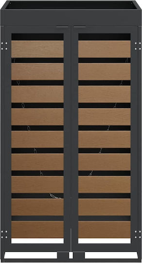 vidaXL Waste bin frame