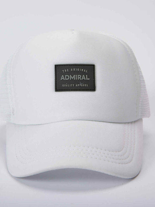 Admiral Jockey Cap Elegante White