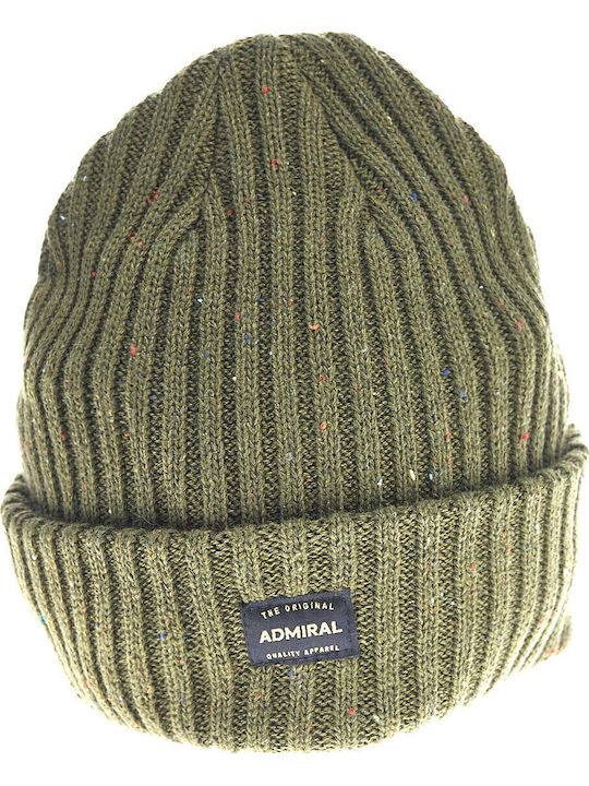 Beanie Männer Beanie Gestrickt in Khaki Farbe