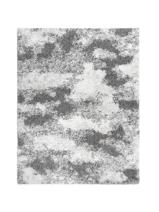 Saray Home Moroccan Thom Abstract Rug Rectangular Shaggy Gray