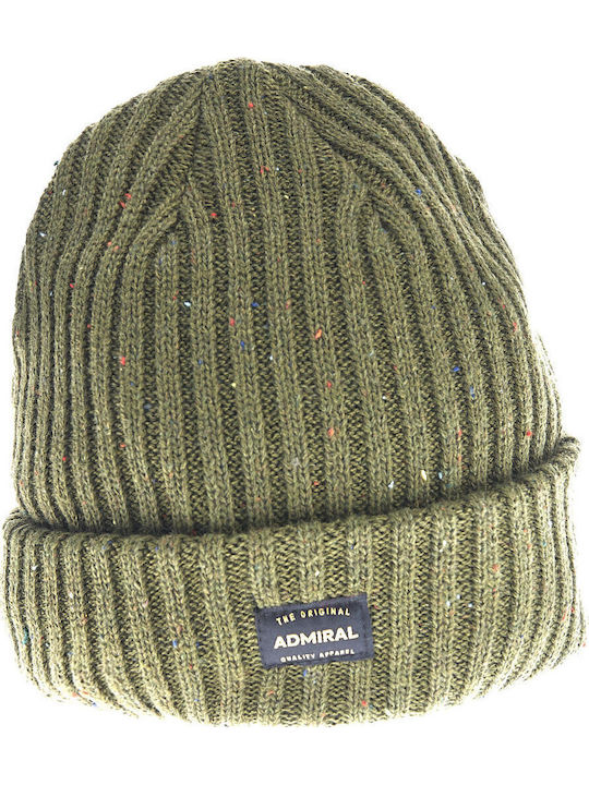 Beanie Männer Beanie Gestrickt in Khaki Farbe