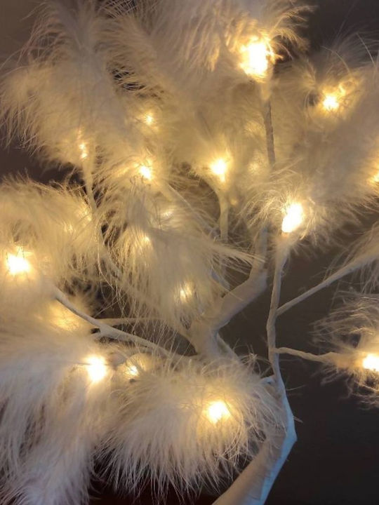 Tabletop Decorative Tree Feathers Led Warm Lighting