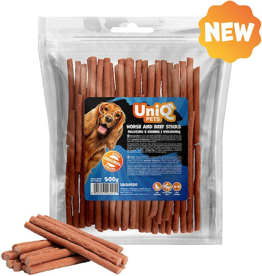 Uniq 500gr Dog Treat Soft Sticks Horse Calf