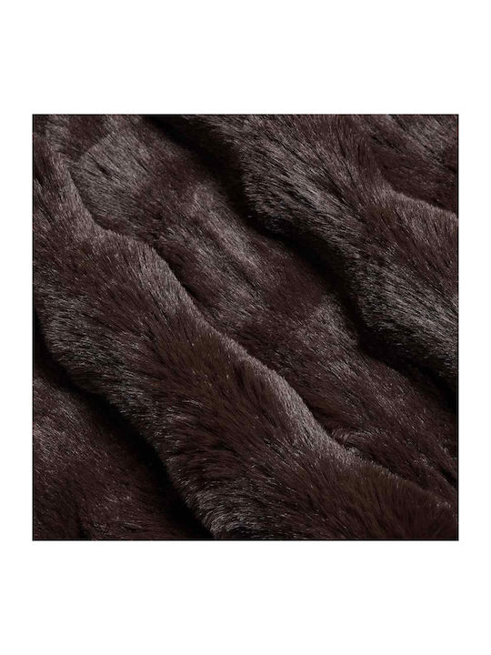 vidaXL Furry Single Blanket 150x220cm Giraffe