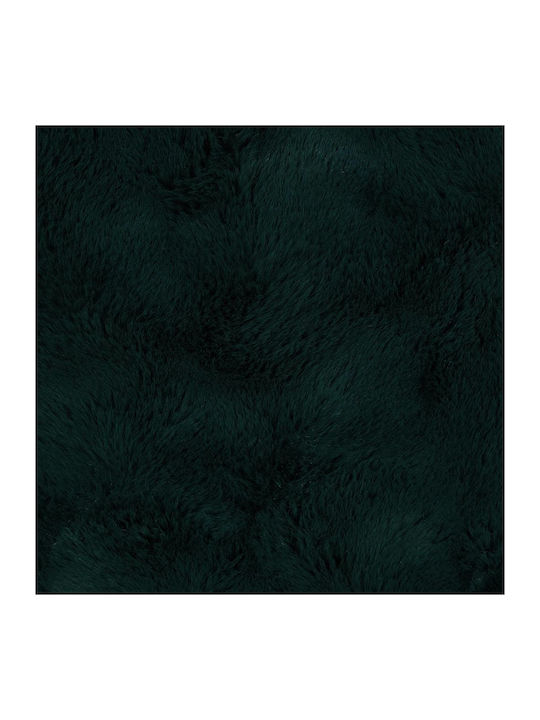 vidaXL Furry Double Bed Blanket 220x240cm Dark Green