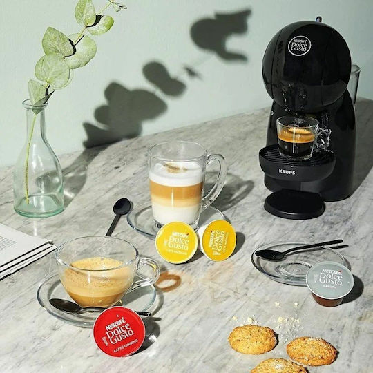 De'Longhi Piccolo XS Pod Coffee Machine Dolce Gusto Pressure 15bar Black