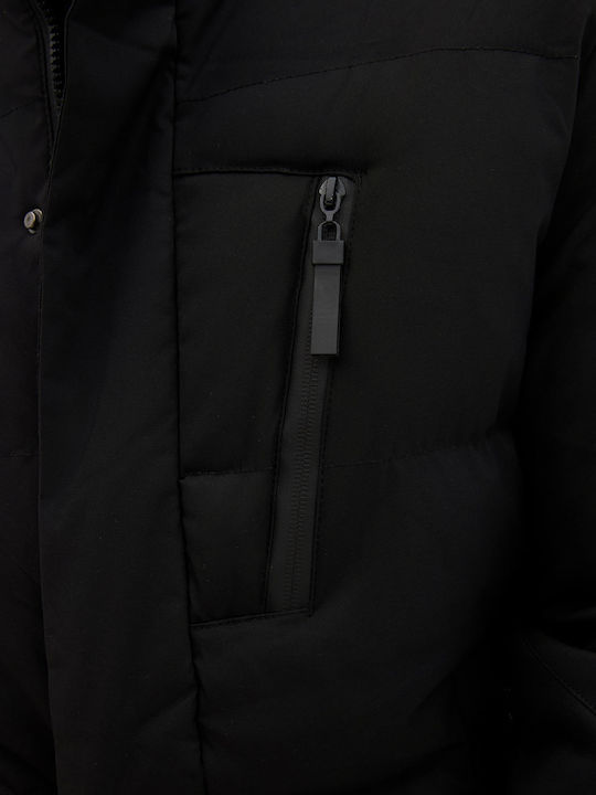 Μπουφάν Puffer Μαύρο