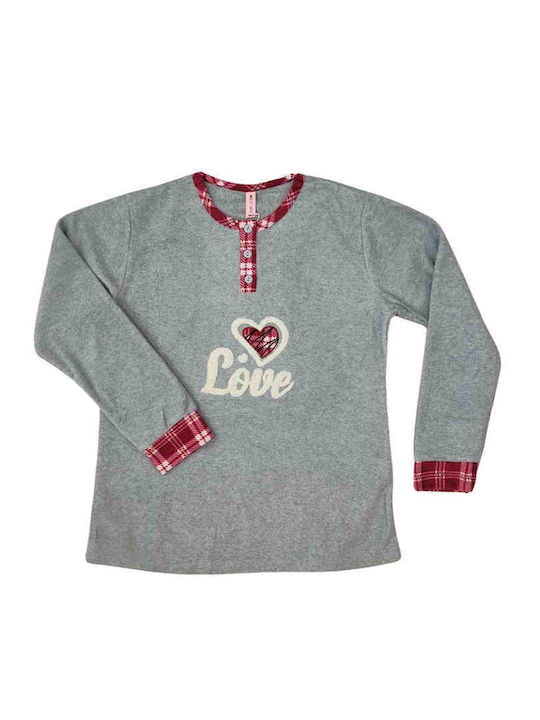 Lovelx Homewear Χειμερινό Γυναικείο Σετ Πιτζάμας Lovelx Homewear Χειμερινό Γυναικείο Σετ Πιτζάμας