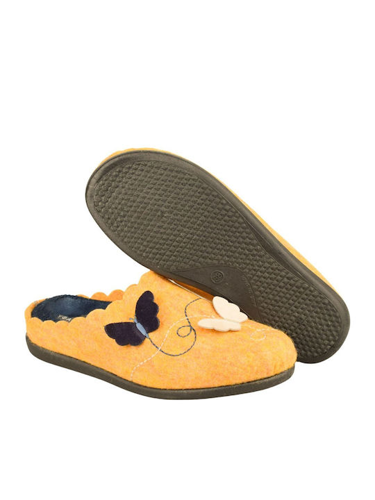 Winter Women's Slippers Yellow