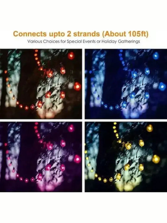 Outdoor Light String 12m