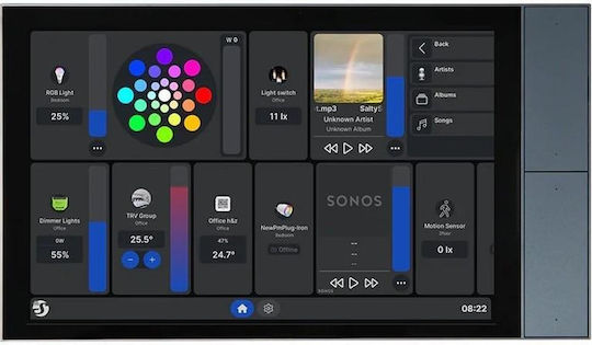 Shelly Digital Thermostat Raum Intelligent mit Touchscreen und WLAN