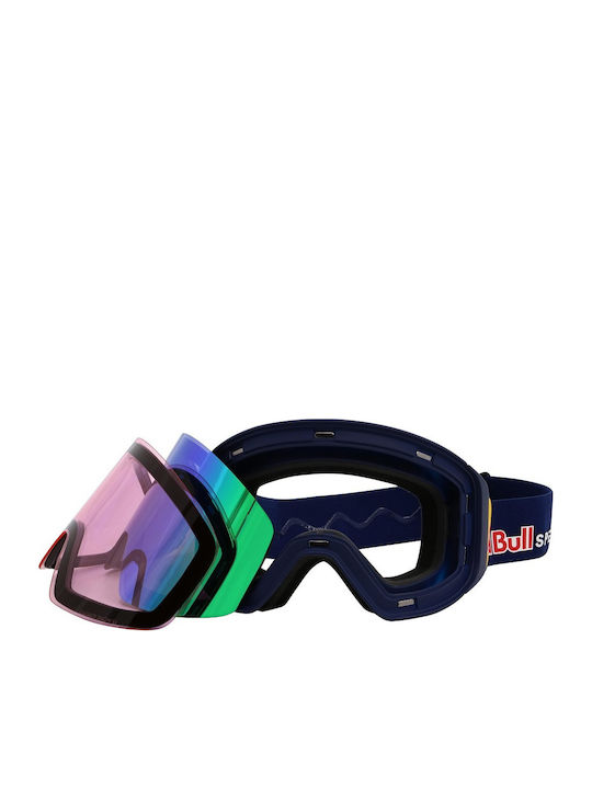Red Bull Spect Μάσκα Σκι & Snowboard Ενηλίκων Μπλε με Φακό Φιμέ σε Μπλε Χρώμα