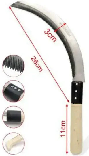Kmt Sickle – Garden Scythe 26cm