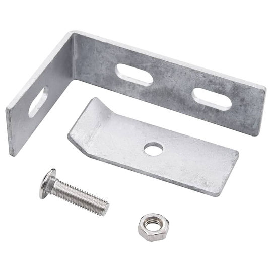 vidaXL Connector for Pergola Galvanized 10pcs for Corners